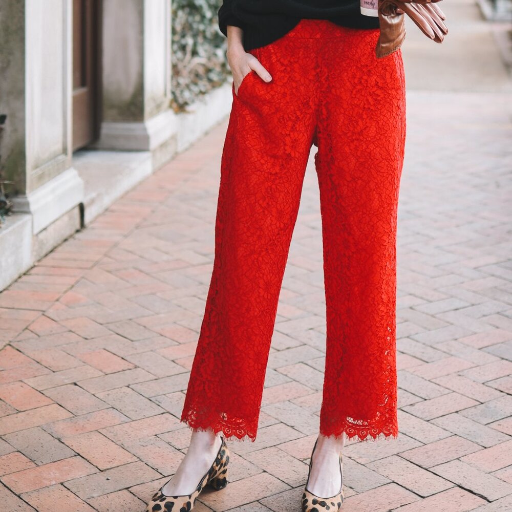 Jcrew lace pant